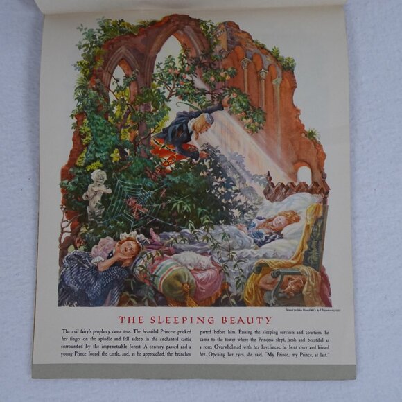 12 Fairy Tale Scenes Morrell 1948 Calendar Feodor Rojankovsky Set of Prints - Picture 14 of 14